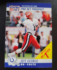 1990 PRO SET PROSPECT PSP NO. 1 PICK RC ROOKIE SP SHORT PRINT - JEFF GEORGE #669