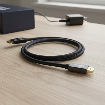 DisplayPort Kabel 2.1 1m 16K 8K 4K 240Hz G-Sync FreeSync Gaming Monitor