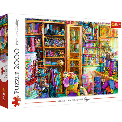 Trefl, Katzenparadies, 2000 Teile Puzzle