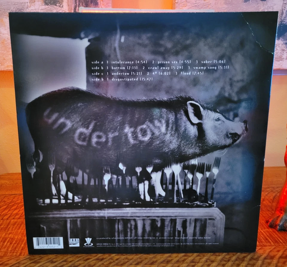 TOOL - Undertow - 2006 Repress MISPRINT 2LP Volcano 61422-31052-1 NM/VG+ RARE! - Image 2 of 4