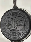 Vintage Cast Iron Cracker Barrel Old Country Store 10" Skillet Pan Lodge
