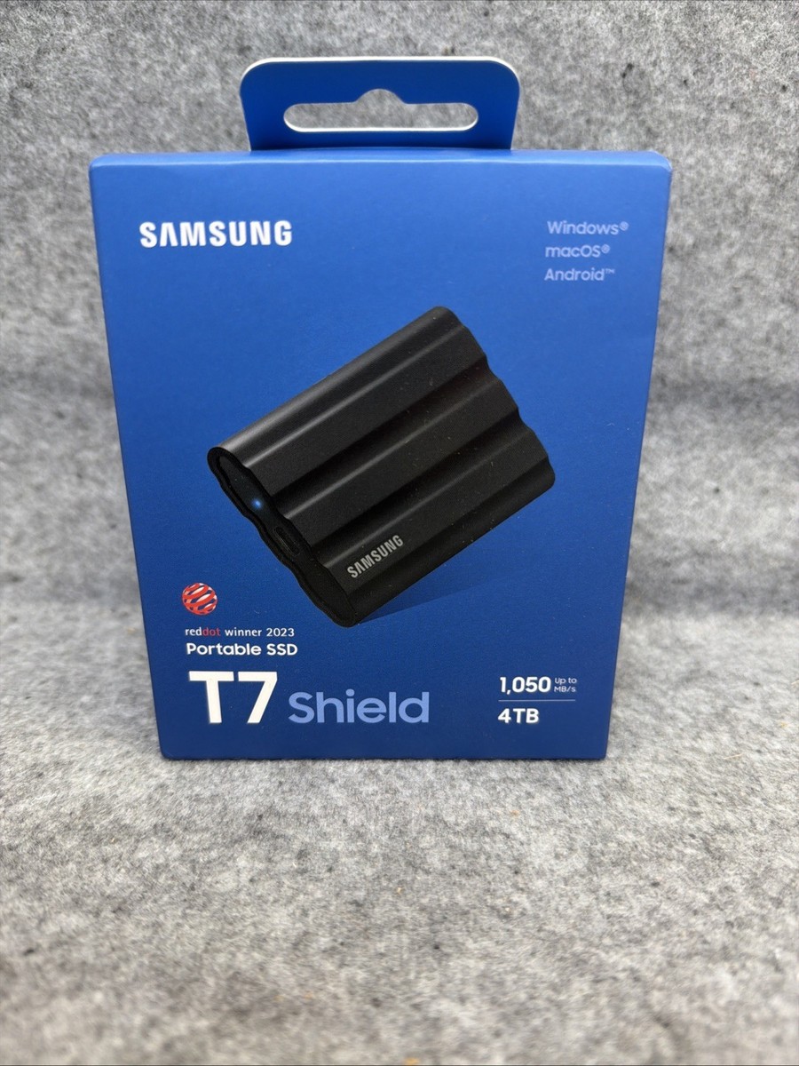 Samsung MU-PE4T0S/AM 4TB External SSD (Black) for sale online