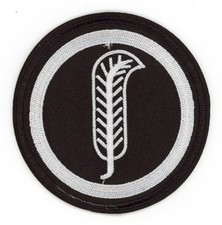 Led Zeppelin Robert Plant Feather Patch   Rock Band Symbol Embroidered Iron-On S