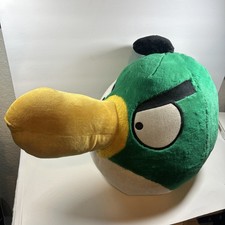 Angry Birds Jumbo Hal Toucan Boomerang Huge Rare Green Plush 32" Rare 2011