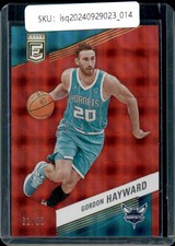 2022-23 Panini Donruss Elite Gordon Hayward /88 Base Asia Hyper Red #143
