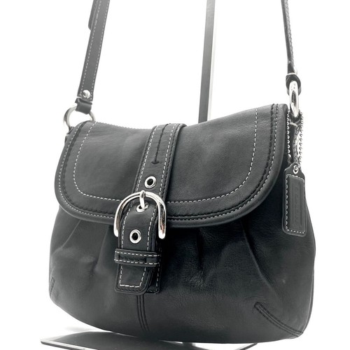 COACH Soho Shoulder Bag Black Mini Shoulder 18a