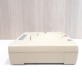 Sega Saturn Console Bundle 2 Controllers 8 Games Tested Japanese White HST-3220