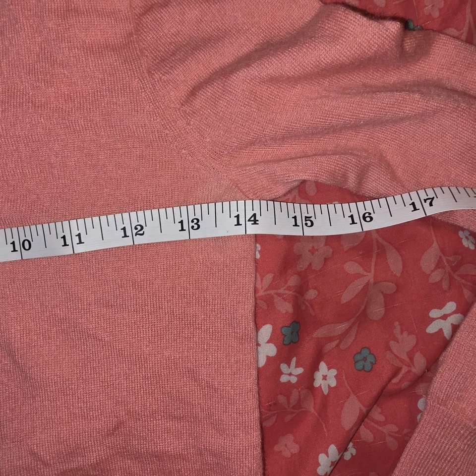 Cárdigan rosa hilo italiano 100 % cachemir J Crew para mujer talla XS Foto 4 de 4