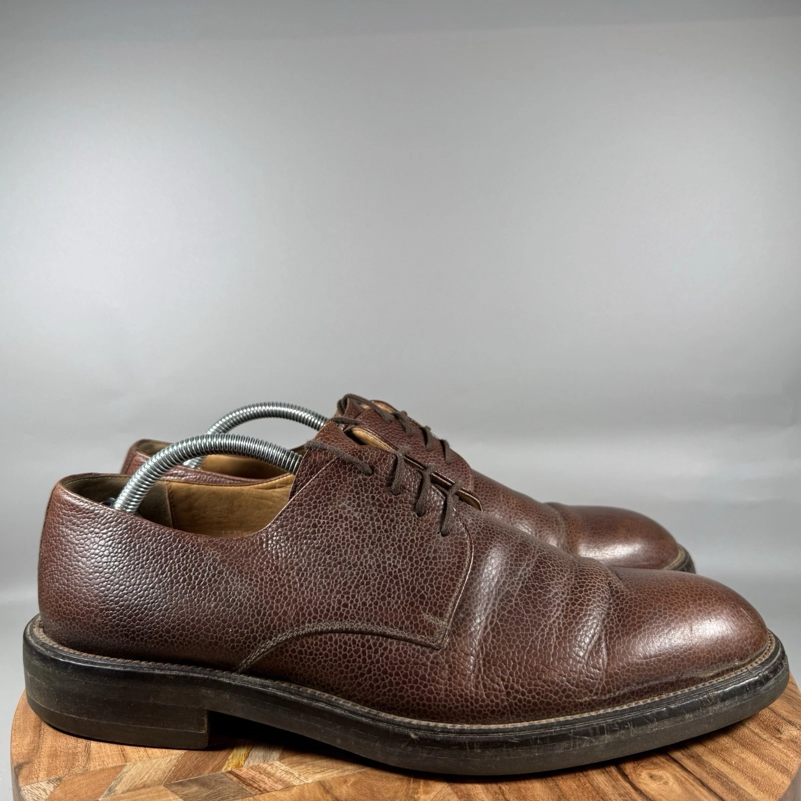 Martin Dingman Oxford Brown Lace Up Leather Shoes Men's Size 11