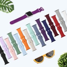 Sport Bands 15 Pack Compatible with Apple Watch 38mm 40mm 41mm 42mm 44mm 45mm