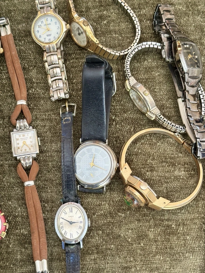 Reloj Peugeot Timex Citizen Vintage Lote 11 Piezas Reparación Reventa Foto 4 de 4