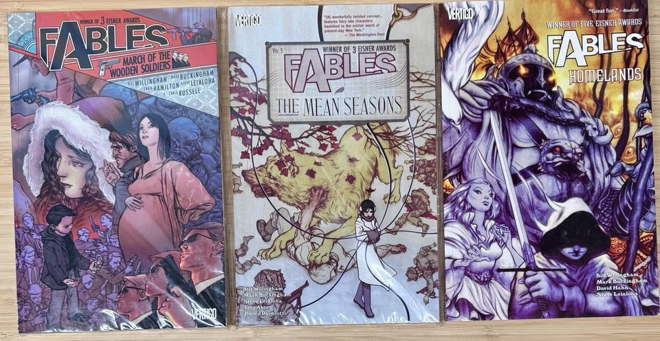 FABLES Vol. 1-22 TPB TP DC Vertigo Comics 2002 Complete Full Set Willingham - Image 3 of 4