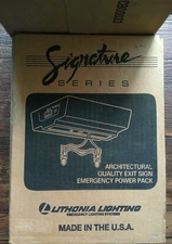 (1) LITHONIA LIGHTING  ELA LEHO SIGNATURE SERIES EMERGENCY POWER PACK, BLACK