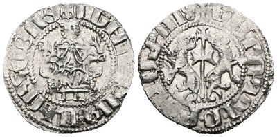 One Medieval Armenian Silver Tram - Sis Cilician Armenia 1198-1219 AD - Levon I