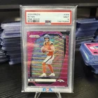 2024 Panini Prizm - Rookies Bo Nix #309 Pink Wave Prizm (RC)