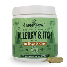 Allergy Itch Relief for Pets 100 Capsules