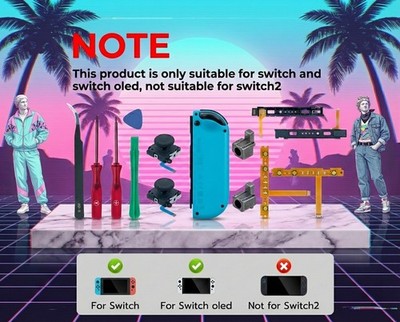 18 in 1 Replacement Repair Kit for N-Switch Joy-Con Screwdrivers Opening Tools