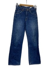 Lee Straight Pants 70s 101z Side Black Tag Semi Auto TALON 28 Denim Indigo Used