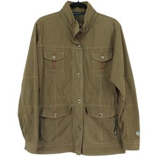 Kuhl Reckon Womens Size Medium Olive Green Utility Jacket Outdoor Hiking Coat