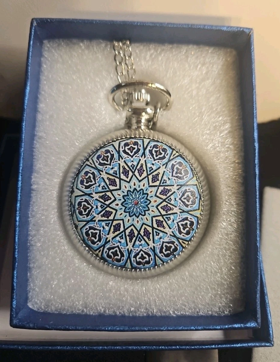 Mechanical (Automatic) Pocket Watch Blue Pocket Watches for sale