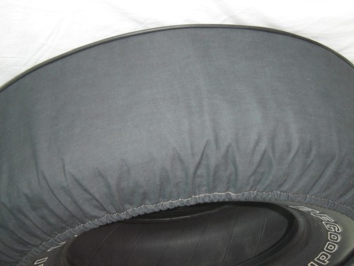 SpareCover® Brawny Series - Isuzu Amigo Rodeo or Trooper Black Denim Tire Cover - Picture 3 of 7