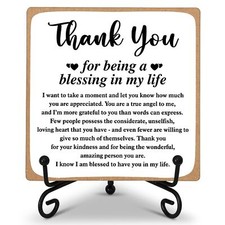 Thank You Gifts for Women Men Friends Mom Thank You for Being A Blessing in M...