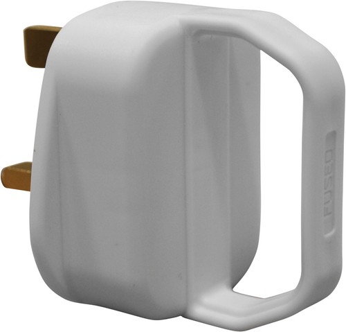 Enchufe de fácil tracción superior 13A red eléctrica con mango de agarre grande blanco - Elige 1 3 5 o 10 - Imagen 58 de 65