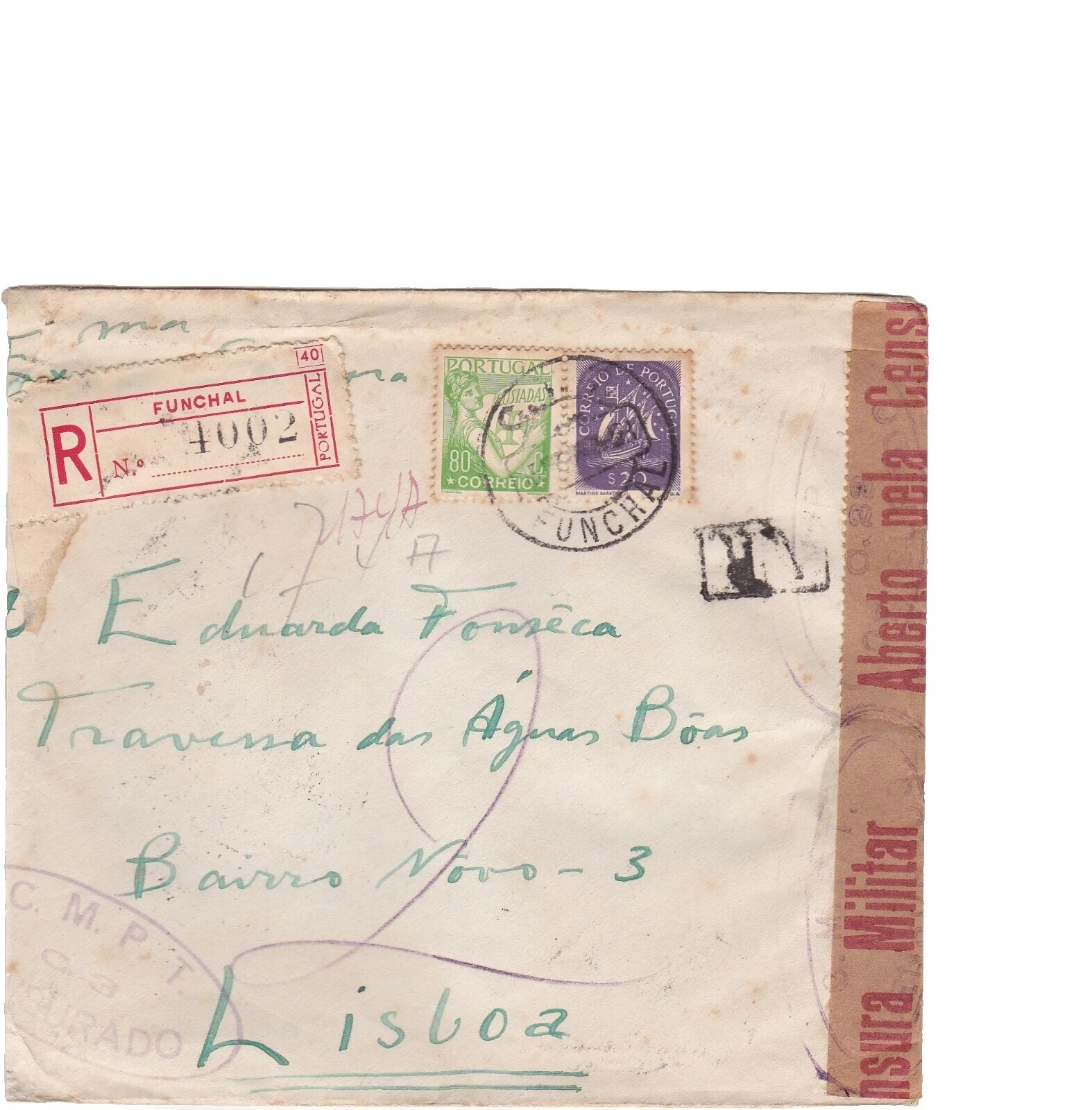 Portuguese Angolan Military, War Stamps