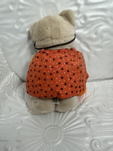 Dakin Halloween Bear Plush Trick or Treat Teddy 10" with Pumpkin Vintage 1984 - Picture 7 of 12