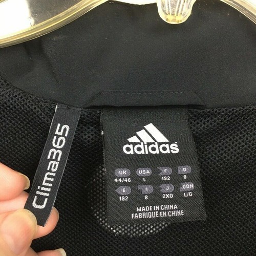 Adidas Herren Clima365 Jacke Gr. L schwarz 1/4 Zip Pullover Olympia Windbreaker - Bild 8 von 12