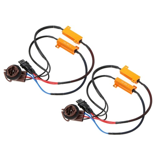 AUXBEAM 3157 7443 1157 Resistor for LED Turn Signal Light Blinker Hyper Flashing - Foto 10 di 15