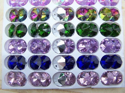14mm Crystal Octagon Beads 50/100pcs, suncatcher chandelier craft supplies sbli - Picture 18 of 18