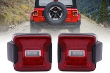 New Pair For 18-20 21 22 Jeep Wrangler Jl Rear Led Tail Lights Left Right Side