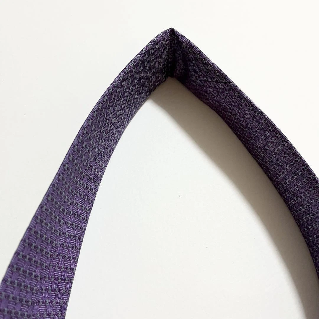 CELINE cravatta uomo seta originale usata cravatta abito classico lusso multicolore #14