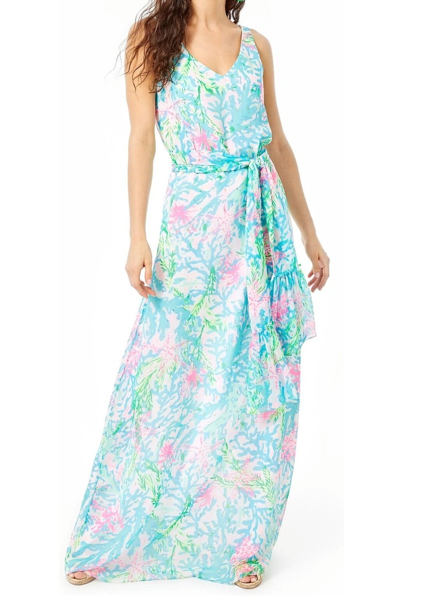 lilly pulitzer lani maxi dress $298 original Lilly Pulitzer Lani Maxi Dress Multi