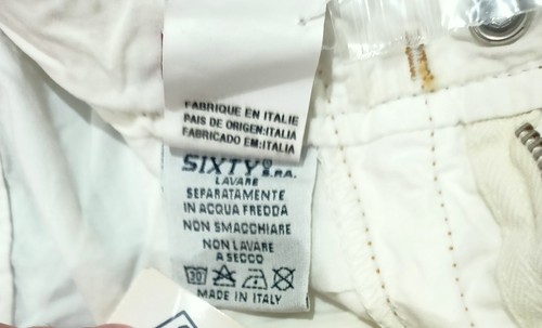Vintage Y2K Miss Sixty Women's White Bootcut Trousers Size 26 – NOS With Tags - Picture 13 of 17