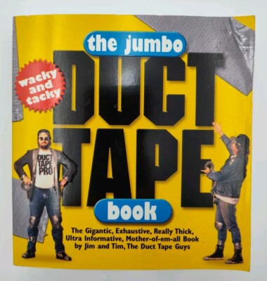     JUMBO DUCT TAPE BOOK FUN Berg Paperback Jim GREAT SHAPE   SEE  