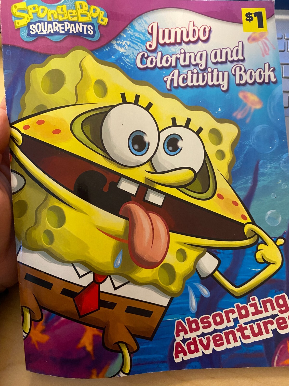 New - Spongebob Squarepants Jumbo Coloring and Activity Book ...