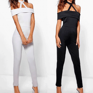 ladies halter neck jumpsuit