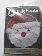 Yours Truly Appliqu  Kit Jolly Santa Claus Wall-Hanging 14" Sealed 2525 NIP