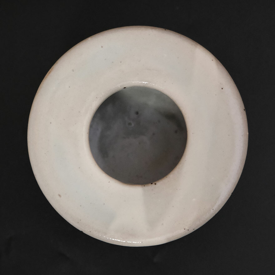 0403d Ken Matsuzaki Japanese Mashiko ware pottery Ashtray With Box