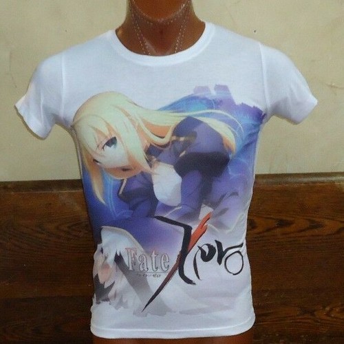 Fate Zero white juniors small t-shirt, Japanese action fantasy light novel - Picture 6 of 8