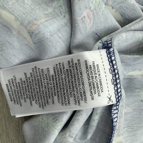 Neu Polo Ralph Lauren Hemd Herren AOP Tall 2XLT marineblau Flamingo kurzärmlig $ 125 - Bild 6 von 8