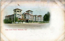POSTCARD Redlands CA Casa Loma Hotel 1910 