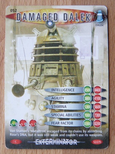DOCTOR WHO Battles In Time Trading Cards EXTERMINATOR 1 to 273 COMMON & RARE BBC - Picture 24 of 140