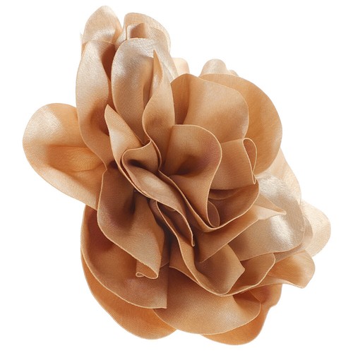 Elegant Handmade Flower Brooch Pin Large Fabric Rose Brooch for Formal
