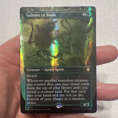 MTG Foundations Spinner of Souls MANA FOIL (Borderless) | eBay