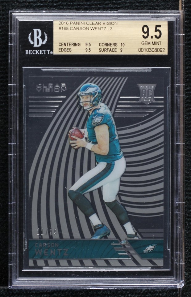 2016 Panini Clear Vision Carson Wentz #168 - 1 of 2