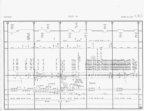 Southern Pacific 1992 (D&RGW) Denver to Dotsero Track Chart Pages on DVD - Bild 4 von 4