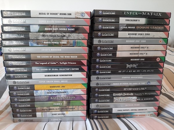 Lote consola + juegos gamecube colección 